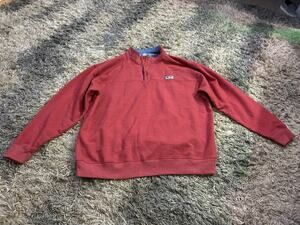 Volunteer Traditions Red Quarter Zip Pullover Tri-Star XL